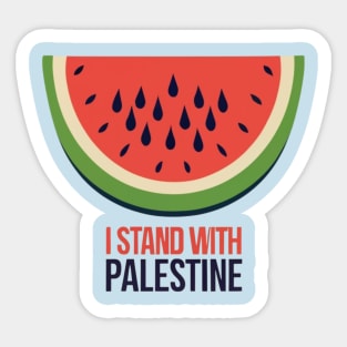 I stand with palestine Sticker